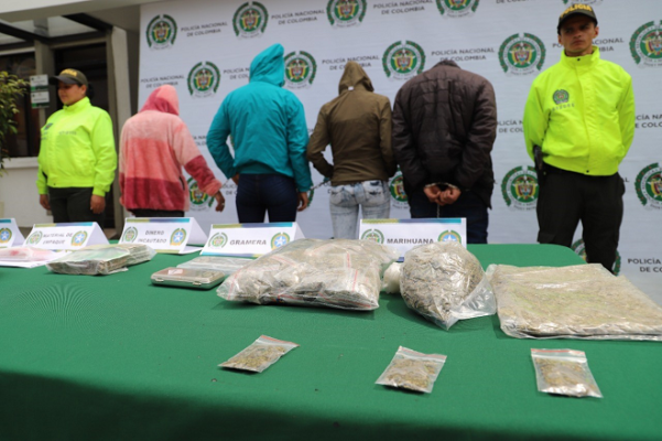 Capturados con estupefacientes 