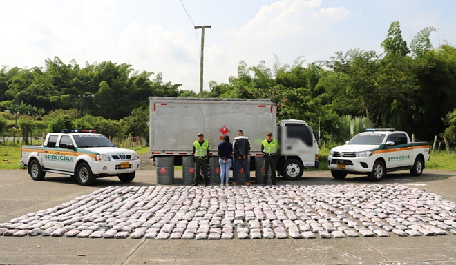Capturados con 547 kilos de marihuana 