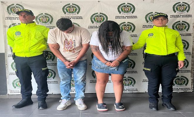 Dos Policías y Dos capturados