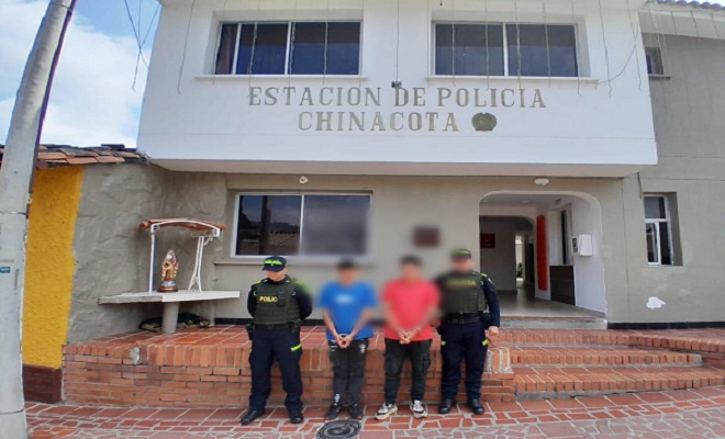 Capturados en chinácota porte ilegal de armas de fuego 1