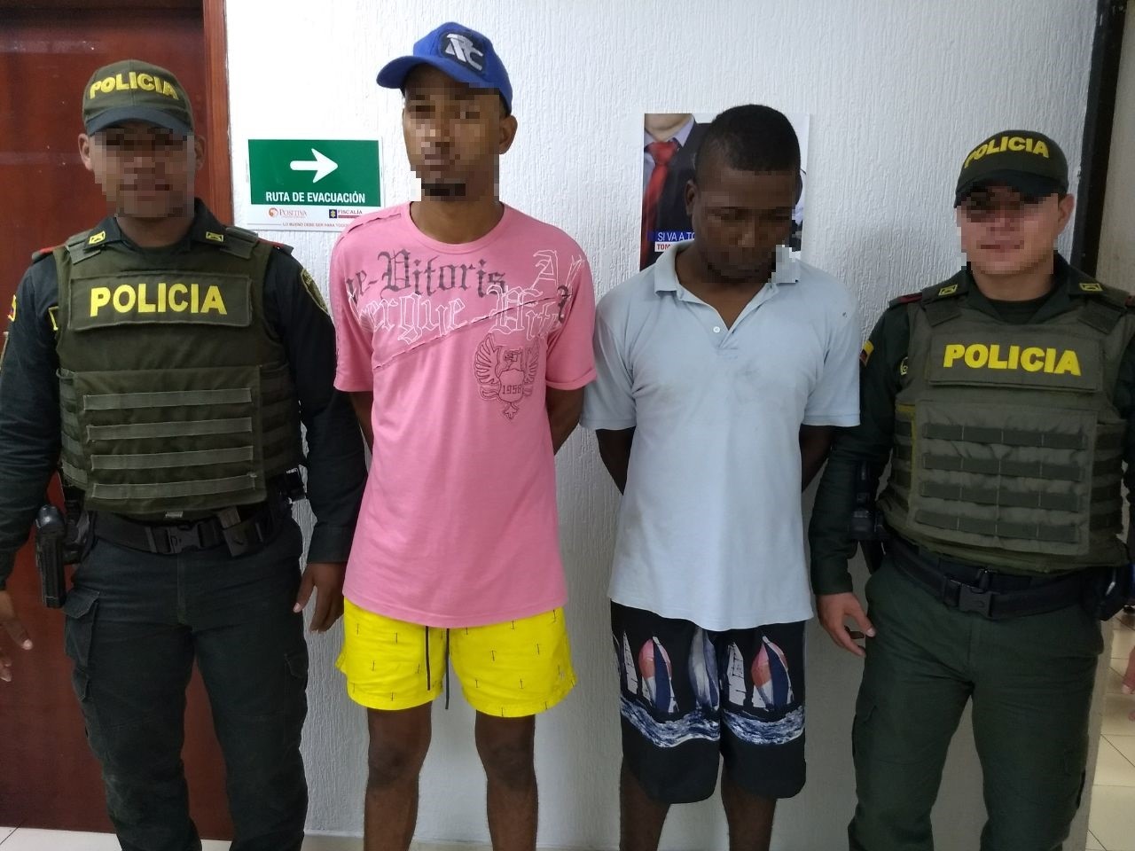 Los individuos fueron interceptados con los elementos hurtados