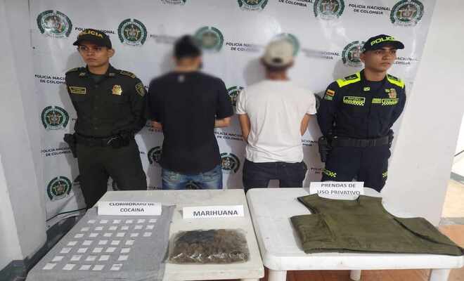 En Tolima, se logró la captura de dos sujetos por utilización ilegal de prendas militares
