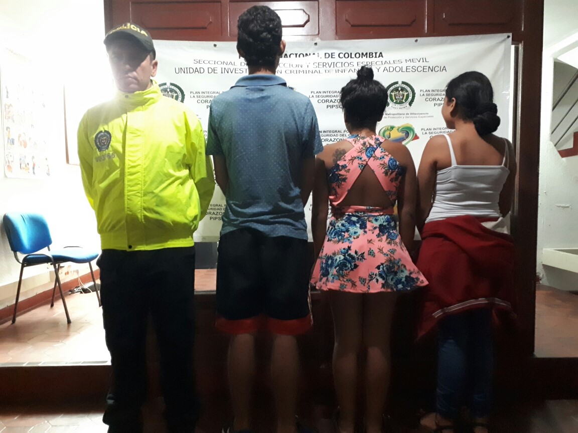 En el procedimiento se les incautó estupefacientes y joyas avaluadas en $10.000.000