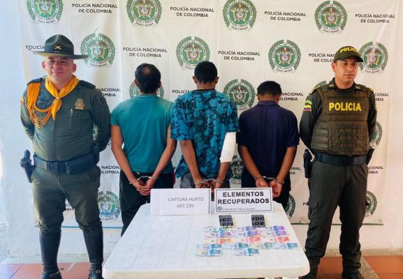 Gracias a la Policía de Santander, se logran capturar y recuperar las pertenencias de una familia en zona rural de Socorro