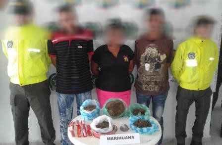 Capturados por microtrafico en la Zona Bananera