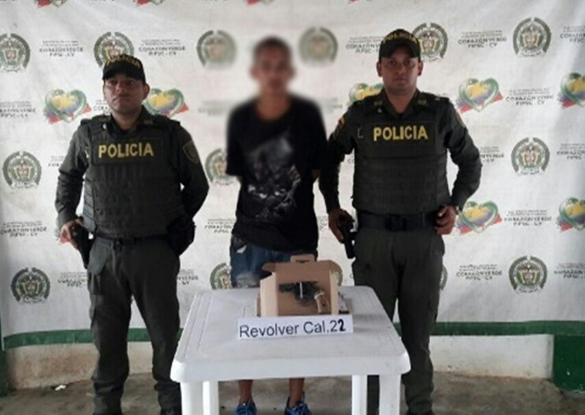 La captura se llevó a cabo en el municipio de Ayapel