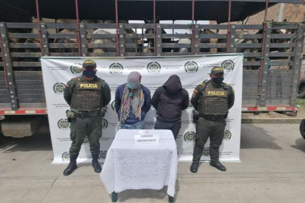 Capturados dos ciudadanos por el delito de Cohecho.