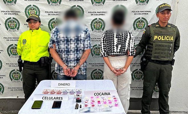 Capturados dos hombres por porte de estupefacientes en Yolombó