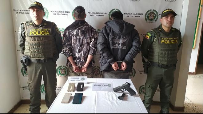 Capturados por delito de homicidio y tráfico, fabricación y porte de armas de fuego