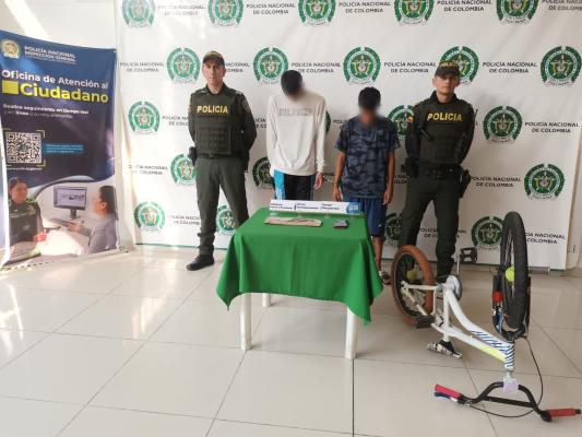 Capturamos a dos hombres por el delito de hurto