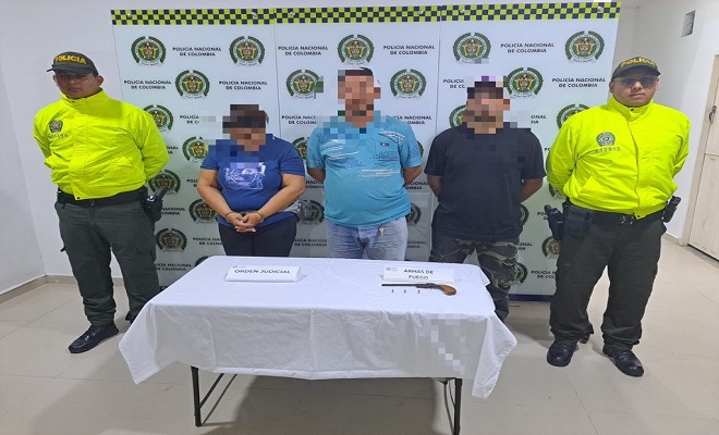 Policía Nacional captura tres personas por hurto agravado en Barrancabermeja 