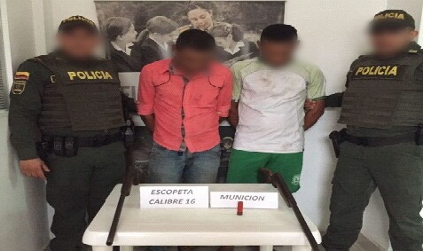 capturados-porte ilegal-armas de fuego-santa ana-cuadrante-MNVCC-magdalena