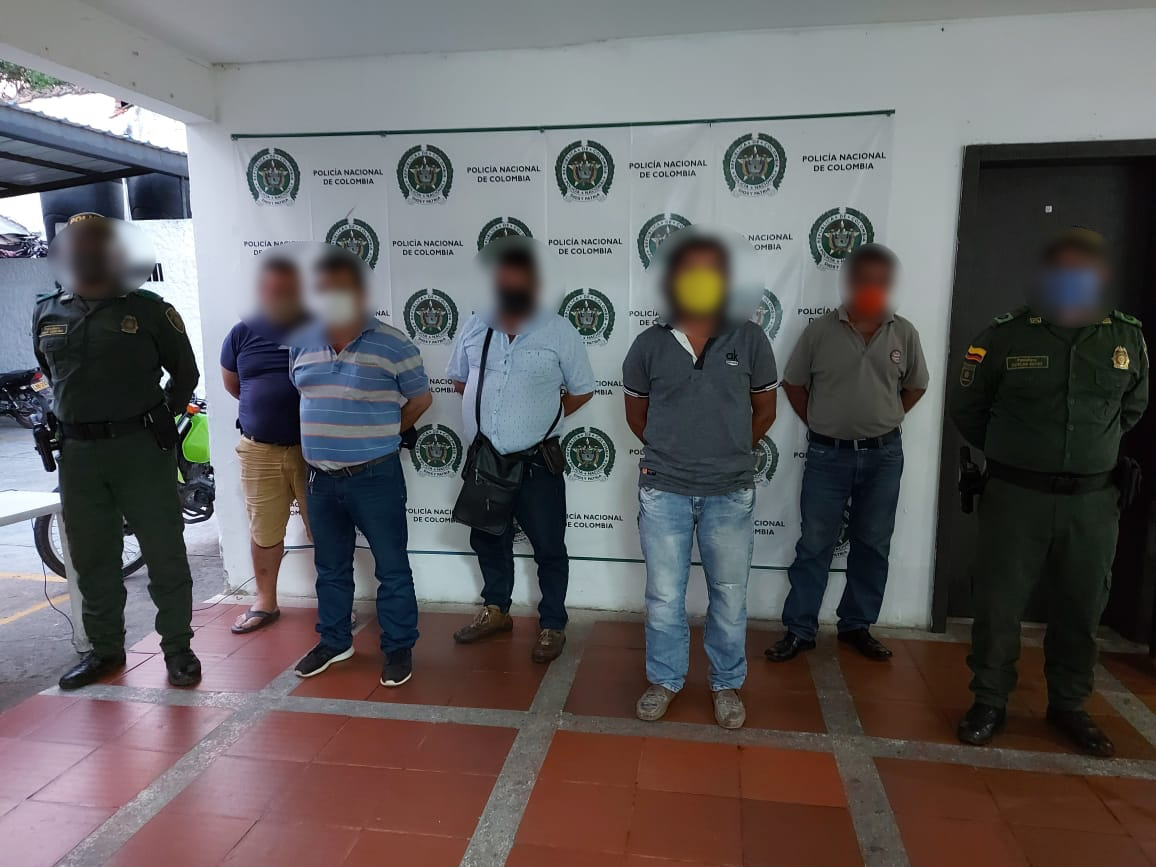 Capturados por infringir la medida sanitaria 