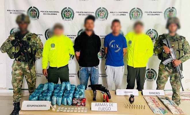 Capturados dos hombres conocidos como “José” y “Vene”