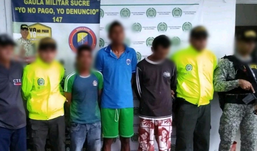 Capturamos tres personas mediante diligencia de registro y allanamiento