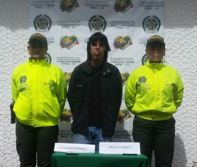 En Pamplona capturamos a una persona por el delito de hurto calificado y agravado