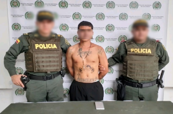 Capturamos una persona en flagrancia por hurto de celulares