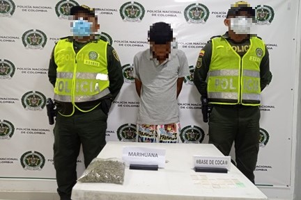 Capturamos a una persona por el delito de tráfico, fabricación porte de estupefacientes