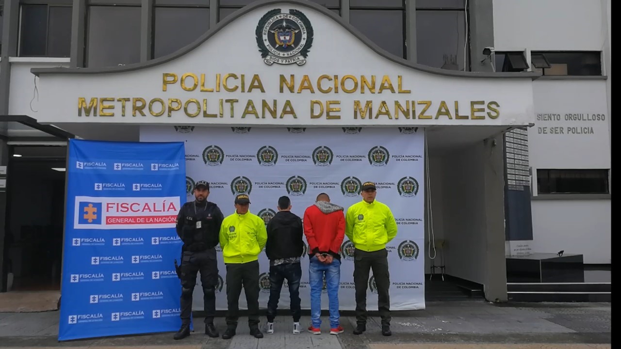 capturamos dos ciudadanos por homicidio en Manizales