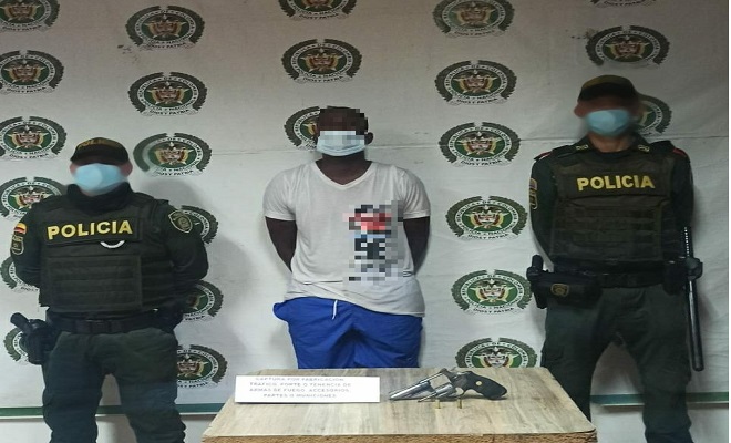 Capturamos en flagrancia presunto integrante de 'los palmeños' con un arma ilegal