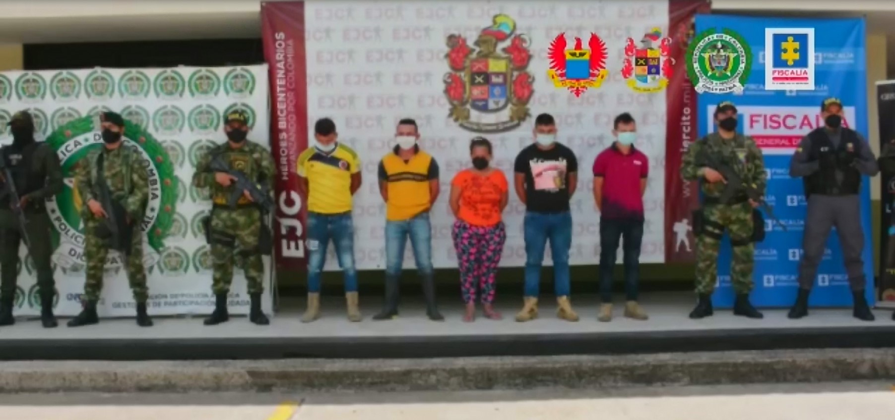 Capturamos cinco integrantes del GAOR - E10