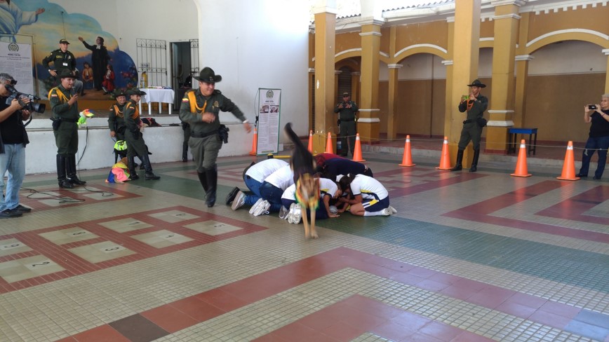Carnavalores en instituto La Salle