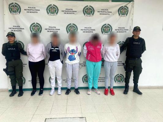 5 mujeres capturadas por ciberextorsión con amenazas sexuales