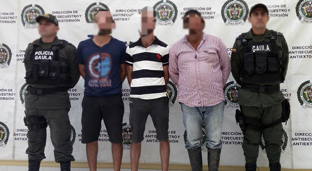 En operativo de la Policía Nacional-caen ‘los gavilanes’-de la extorsión-en Meta