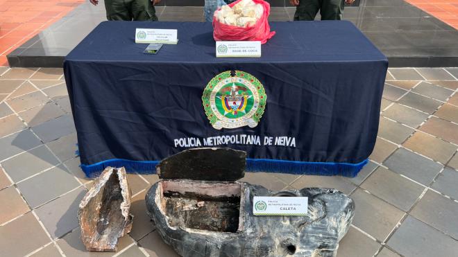Cayó caleta de coca en la vía Neiva-Castilla