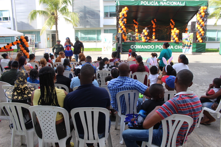 celebracion-de-halloween-en-Comando-Policia-Chocó
