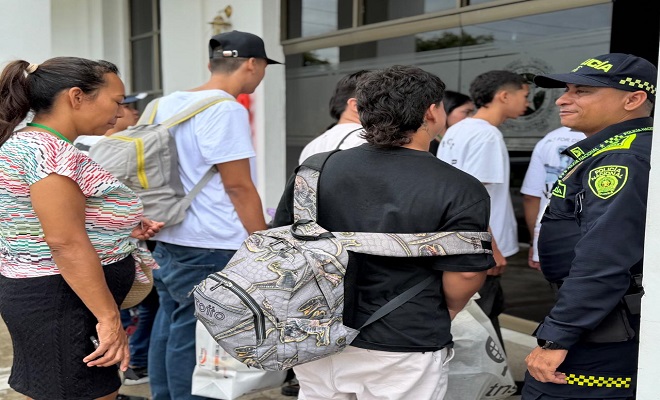 Departamento de Policía Magdalena Medio dio la bienvenida oficial a 40 jóvenes auxiliares que comienzan su servicio militar