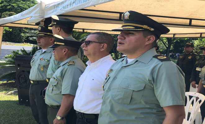 Policía Nacional conmemoró los 38 años de la tragedia de Armero y rindió honores a 33 uniformados fallecidos