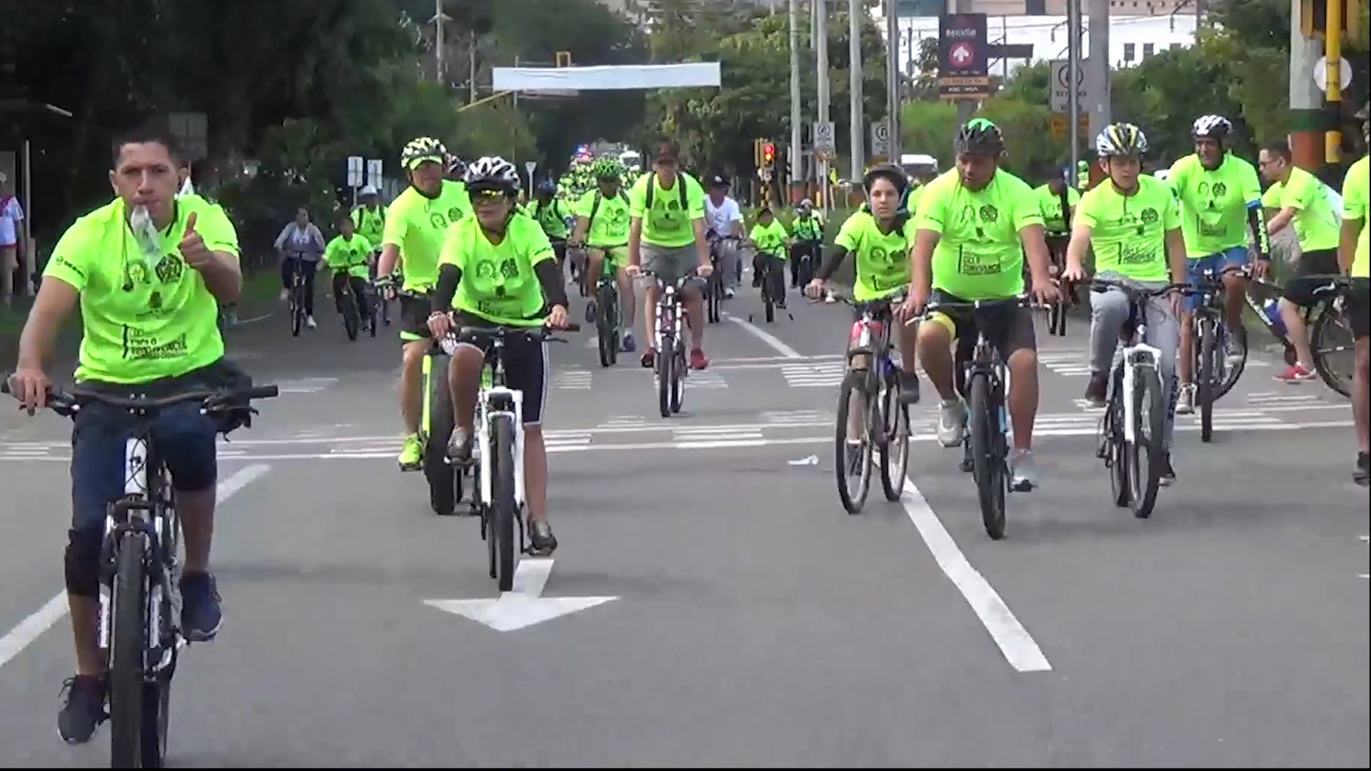 Participantes primer ciclo paseo familiar área metropolitana 