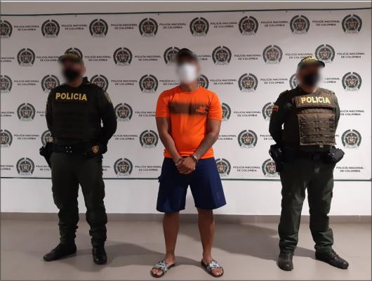 Capturado en flagrancia hombre de 29 años de edad, por el delito de lesiones persónales 