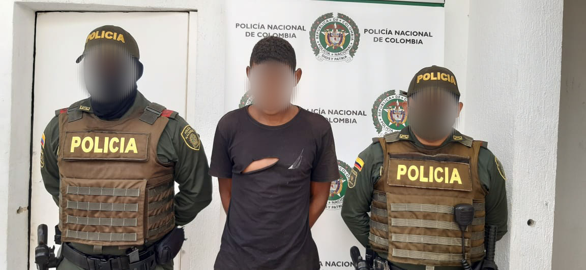 Dos personas capturadas en flagrancia por los delitos de homicidio y lesiones personales 