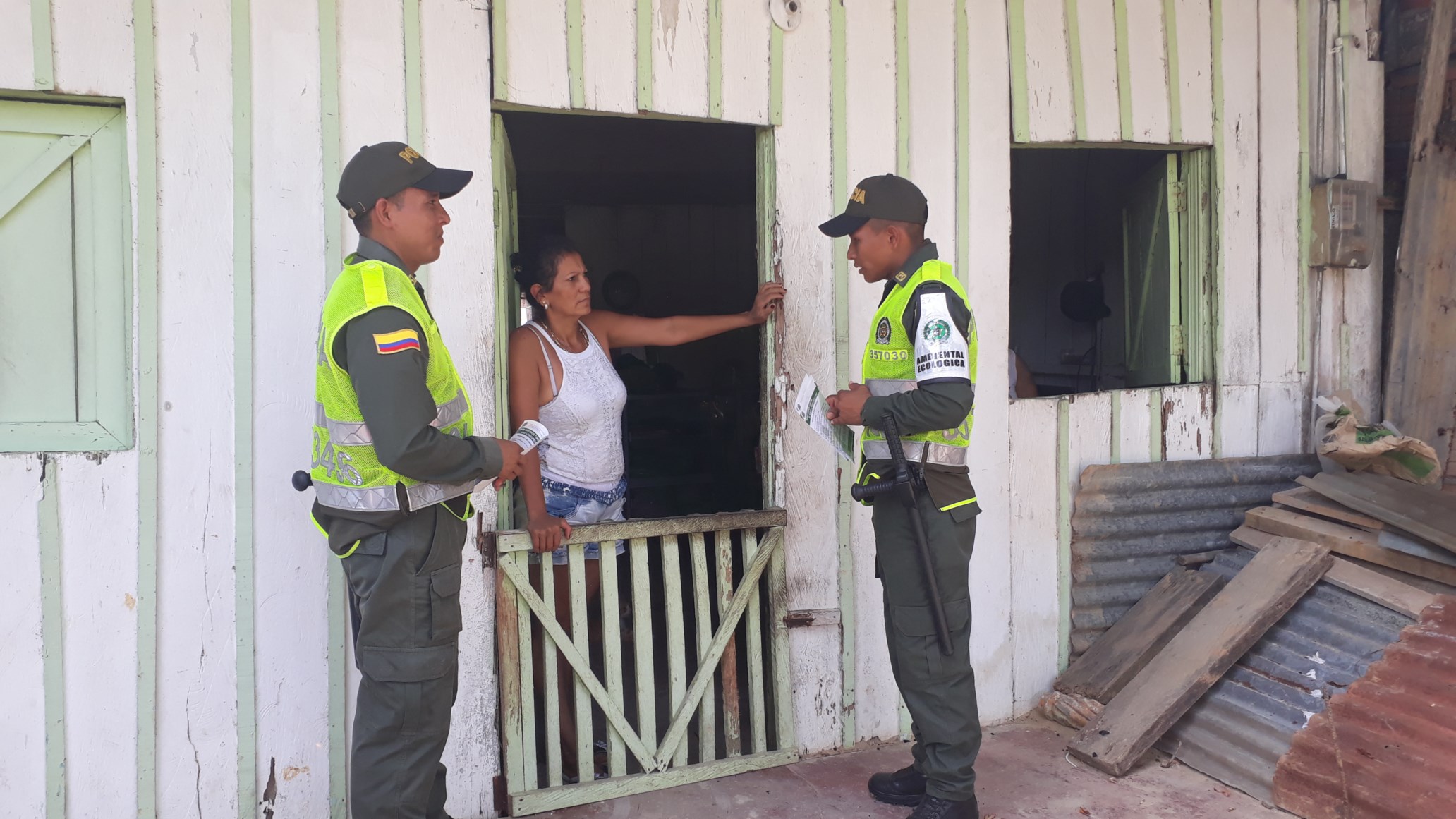 Comunidad del barrio la esperanza 