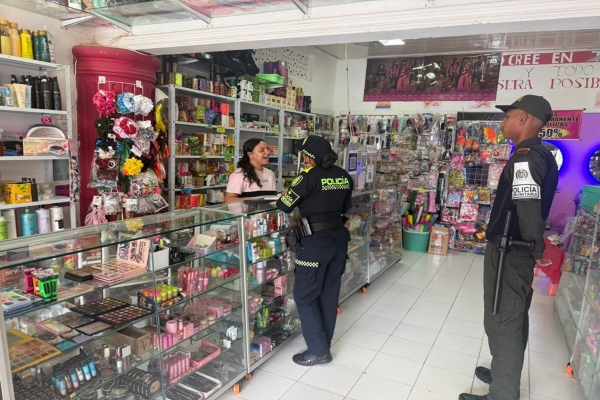 La Policía Nacional llegó al barrio Centro y San Martín para fortalecer la seguridad