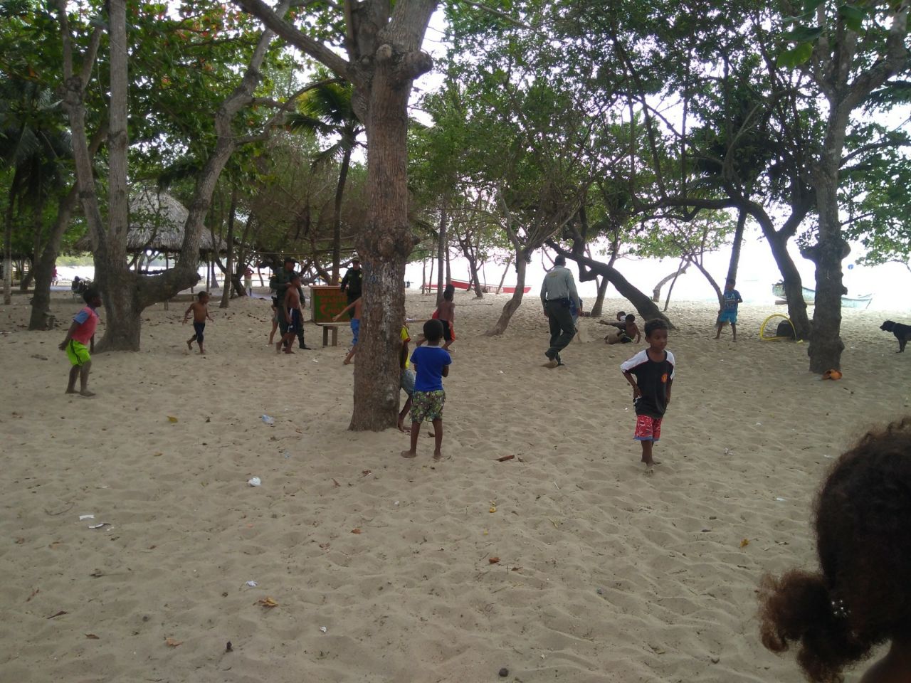 Con juegos y dinámicas se les sacaron muchas sonrisas 