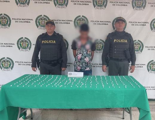 Capturado "Michael" con 220 dosis de "bazuco" 