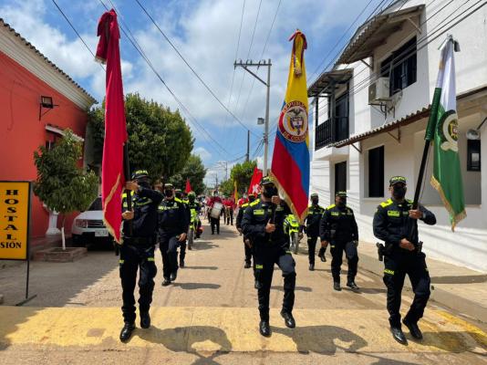 Desfilamos en conmemoración de los 211 años de la independencia de Mompox