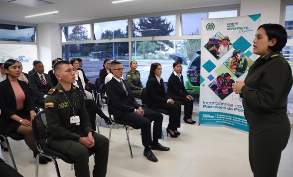 Última etapa del proceso de incorporación para Patrulleros de Policía.