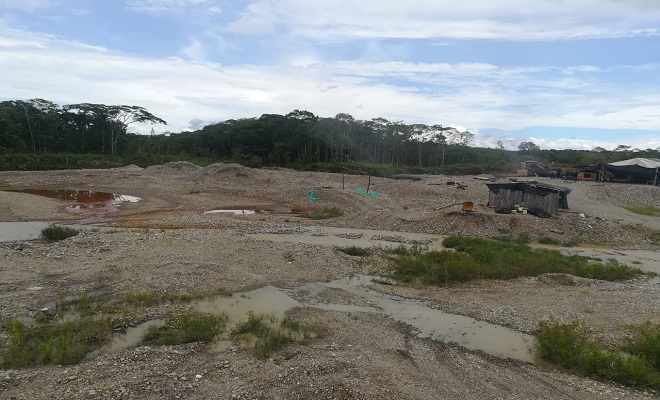 01 mina intervenida en el municipio de Cértegui Chocó