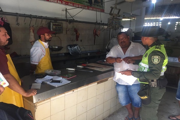 Controles a expendios de carne 