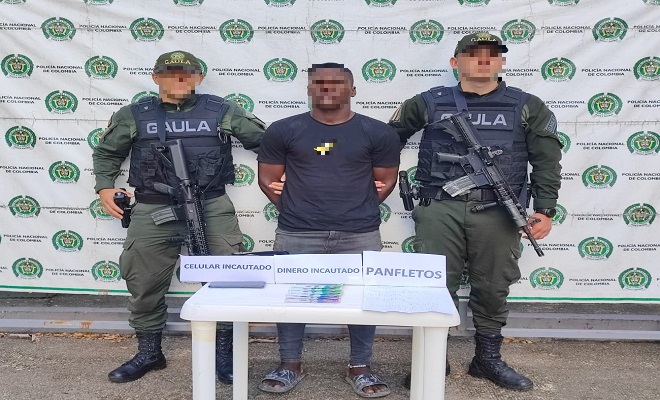 Capturados por el GAULA por extorsión 