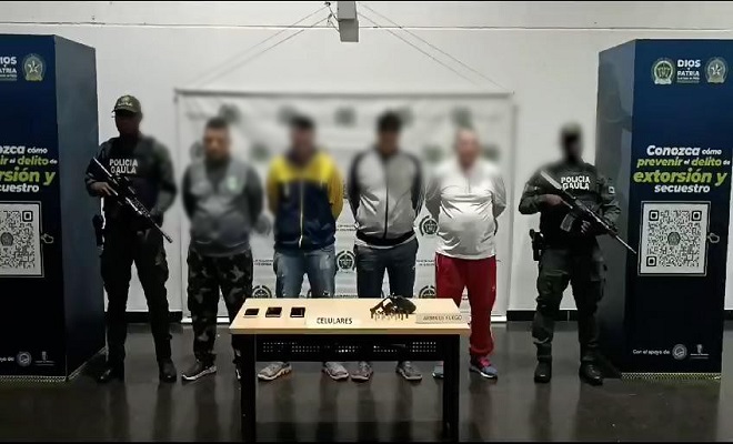 Afectado grupo criminal responsable de extorsiones y desplazamientos forzados