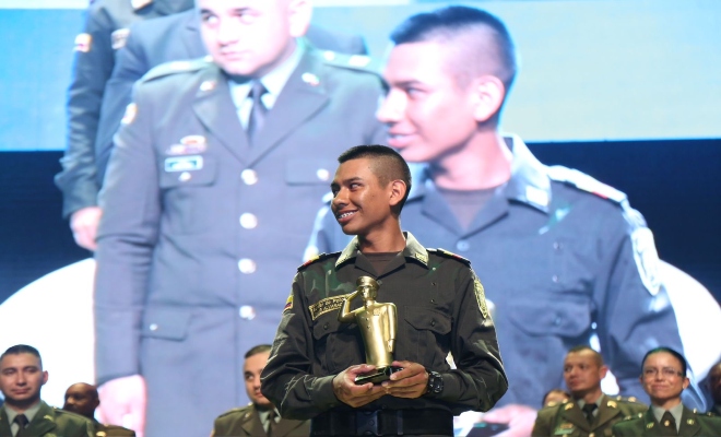  Premio Excelencia Policial en el Teatro Cafam de Bellas Artes