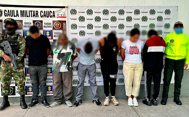 Desarticulada banda delincuencial dedicada al hurto de motocicletas en Popayán