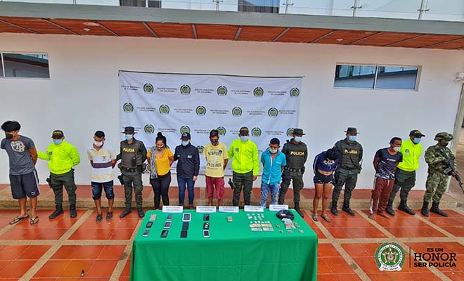Desarticulación banda delincuencial “los tomas” en Puerto Carreño