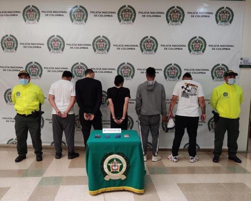 Capturamos cinco hombres pertenecientes al grupo delincuencial la escalera