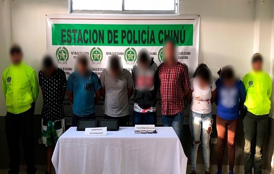 En el marco del Plan de Choque 100 días ´El que la hace la paga´ seguridad con legalidad, se capturaron siete personas que se dedicarían al Hurto